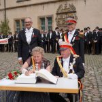 Eintrag ins Goldene Buch