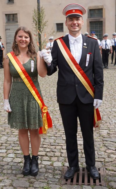 1. Throndame Jasmin Sauerländer Prinzessin und 1. Thronoffizier Florian Sauerländer Prinz